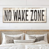 No Wake Zone Sign XVII - Tailored Canvases - Flyclothing LLC