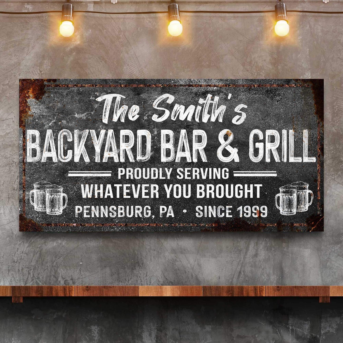 Backyard Bar & Grill Sign XXIII - Tailored Canvases - Flyclothing LLC