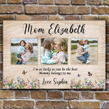 Mother's Day Sign The Best Mommy Belongs To Me - Tailored Canvases - Flyclothing LLC