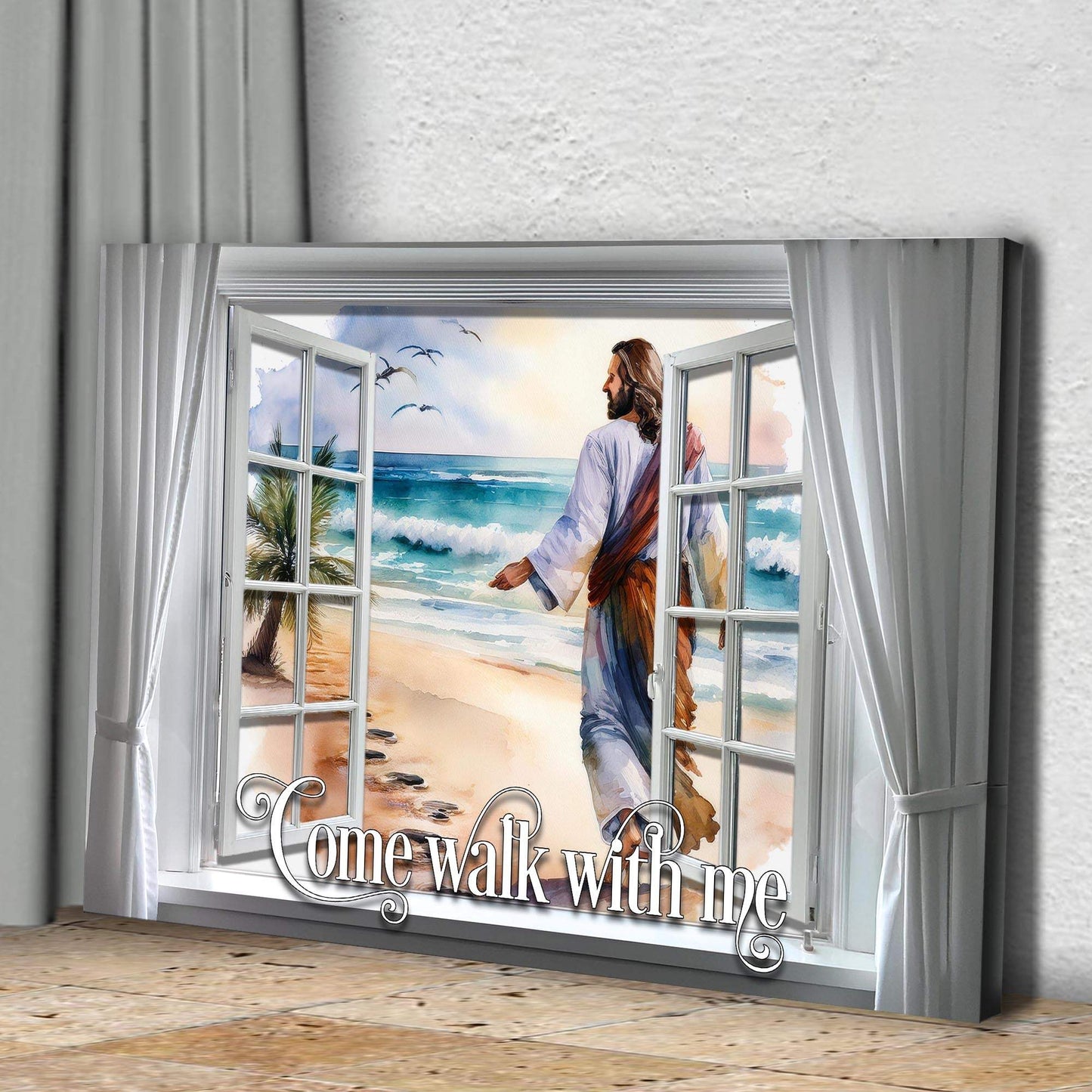 Come Walk With Me Faith Sign - Tailored Canvases - Flyclothing LLC