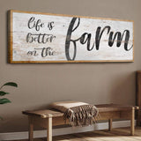Life Is Better On The Farm Sign VII - Tailored Canvases - Flyclothing LLC