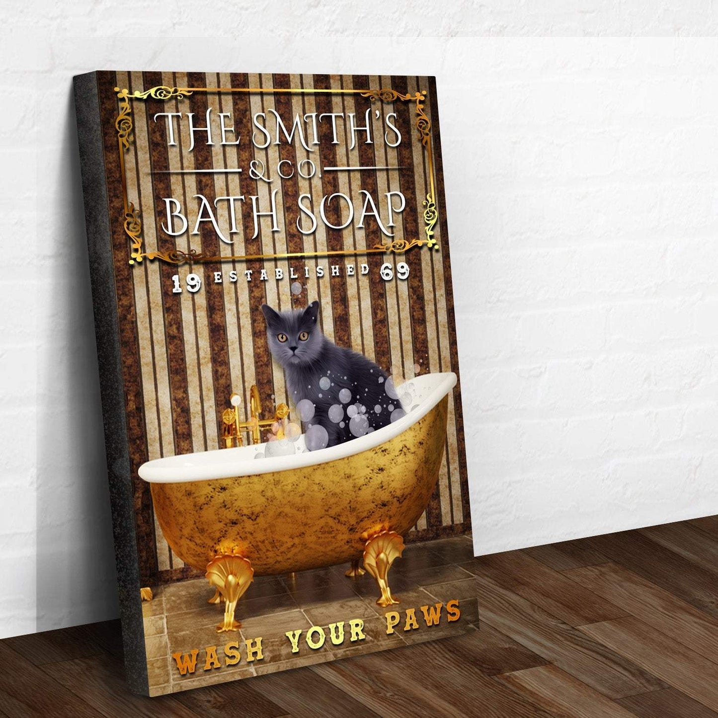 Wash Your Paws Sign - Tailored Canvases - Flyclothing LLC