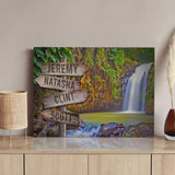 Waterfall Family Names Sign - Tailored Canvases - Flyclothing LLC