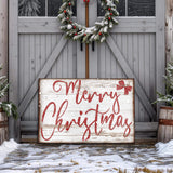 Merry Christmas Sign X - Tailored Canvases - Flyclothing LLC