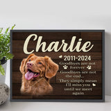 Pet Memorial Sign VIII - Tailored Canvases - Flyclothing LLC