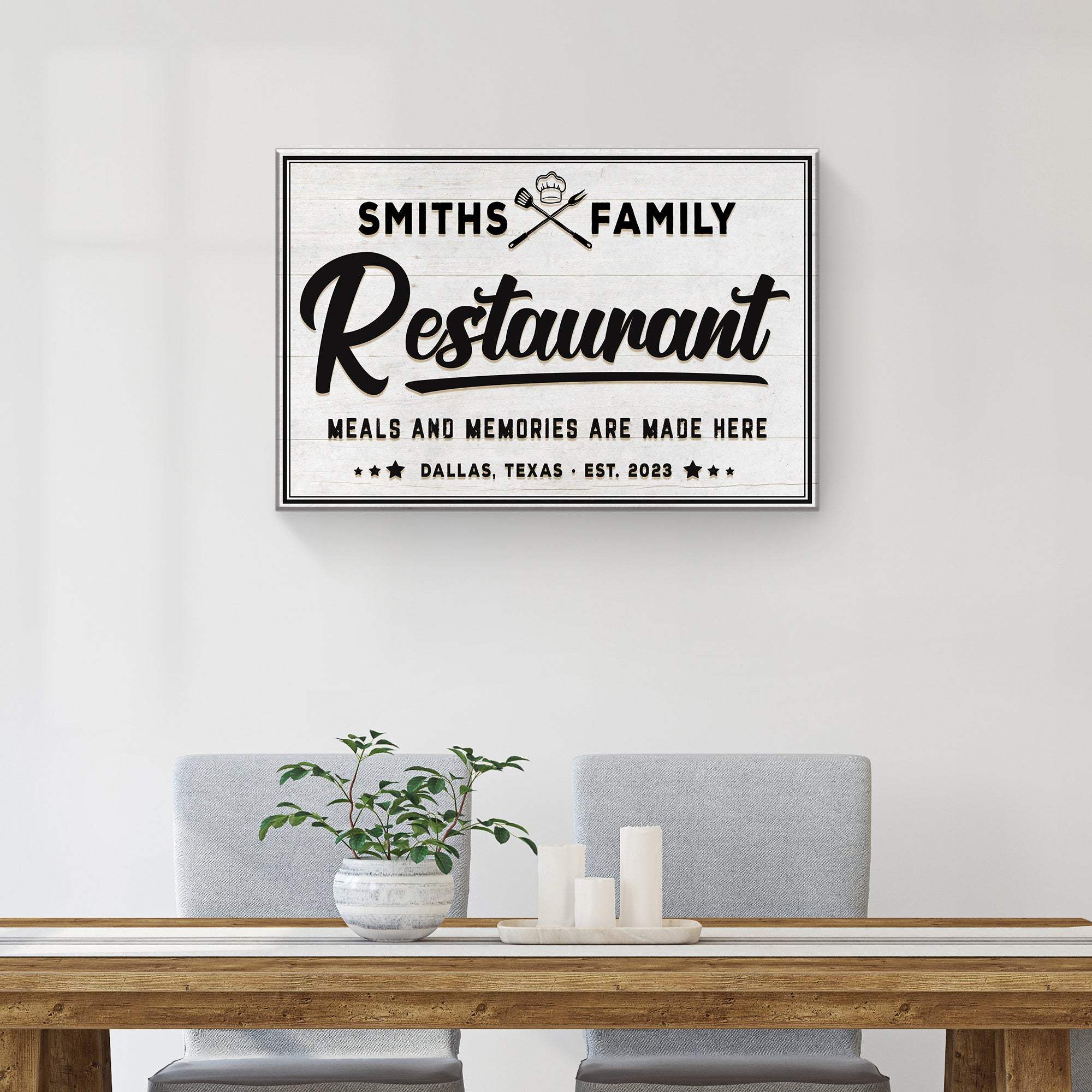 Restaurant Sign V - Tailored Canvases - Flyclothing LLC