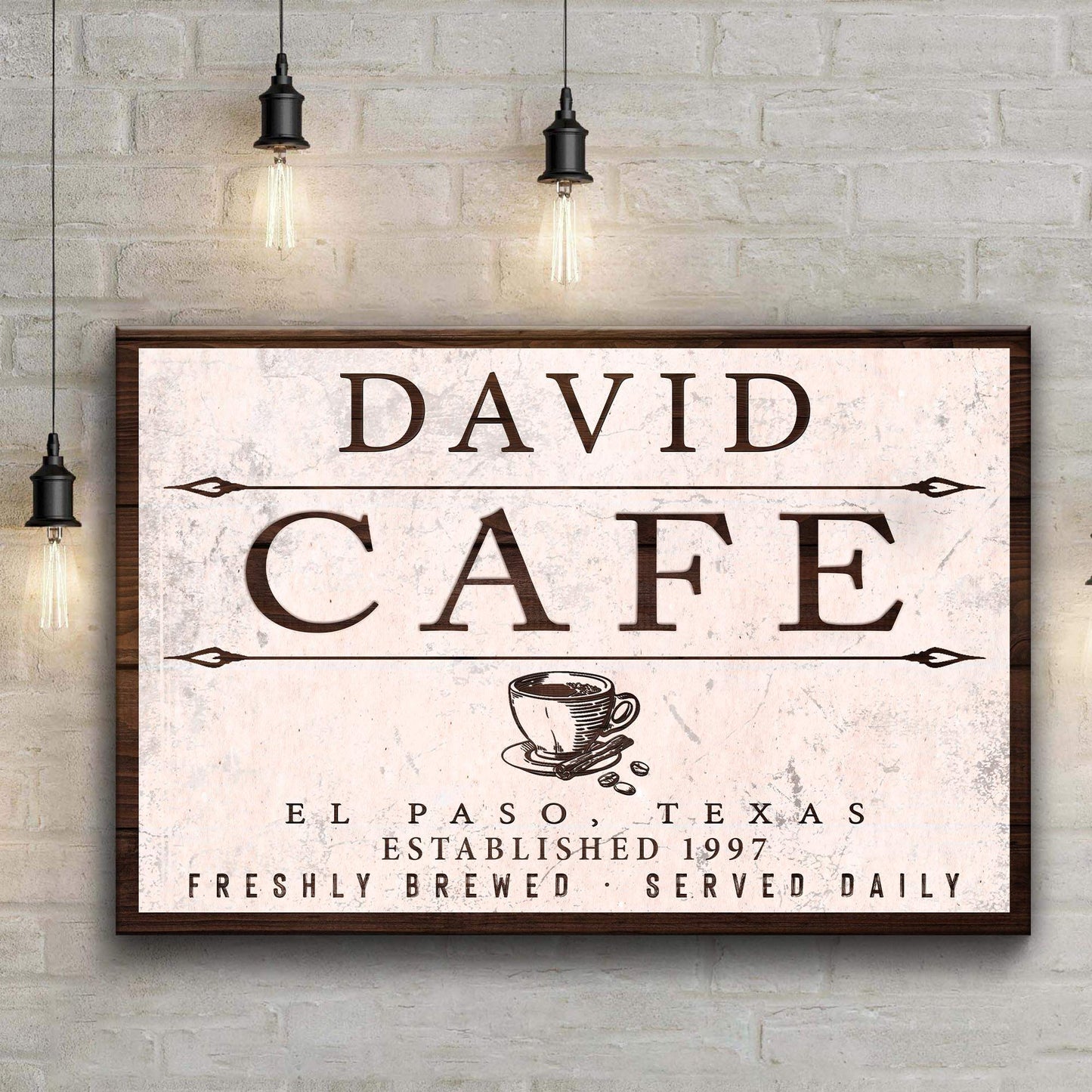 Cafe Sign II - Tailored Canvases - Flyclothing LLC