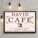 Cafe Sign II - Tailored Canvases - Flyclothing LLC