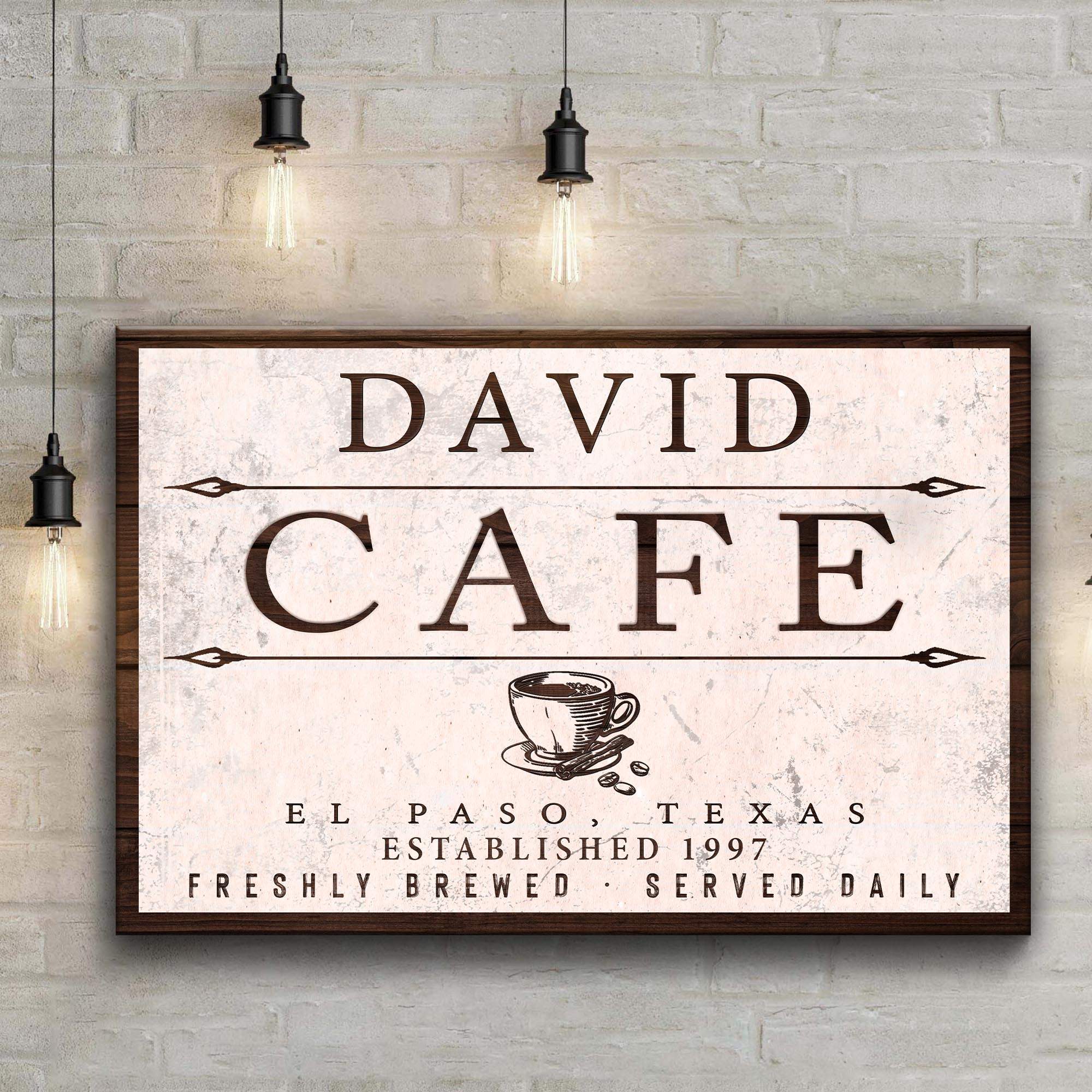 Cafe Sign II - Tailored Canvases - Flyclothing LLC