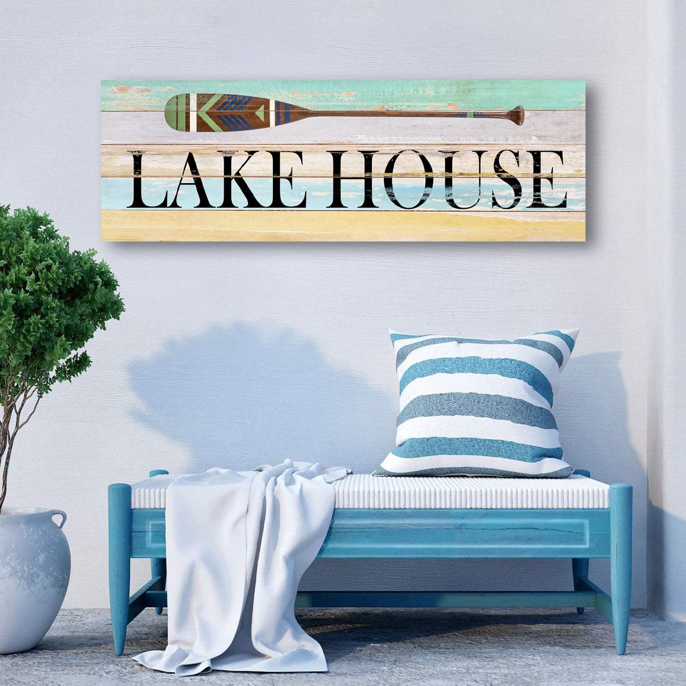 Lake House Coastal Sign - Tailored Canvases - Flyclothing LLC