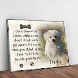 Pet Memorial Sign II - Tailored Canvases - Flyclothing LLC