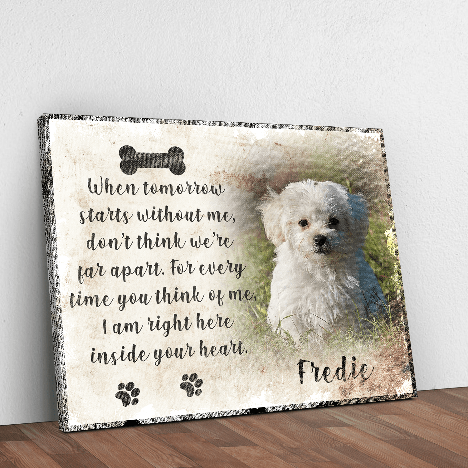 Pet Memorial Sign II - Tailored Canvases - Flyclothing LLC