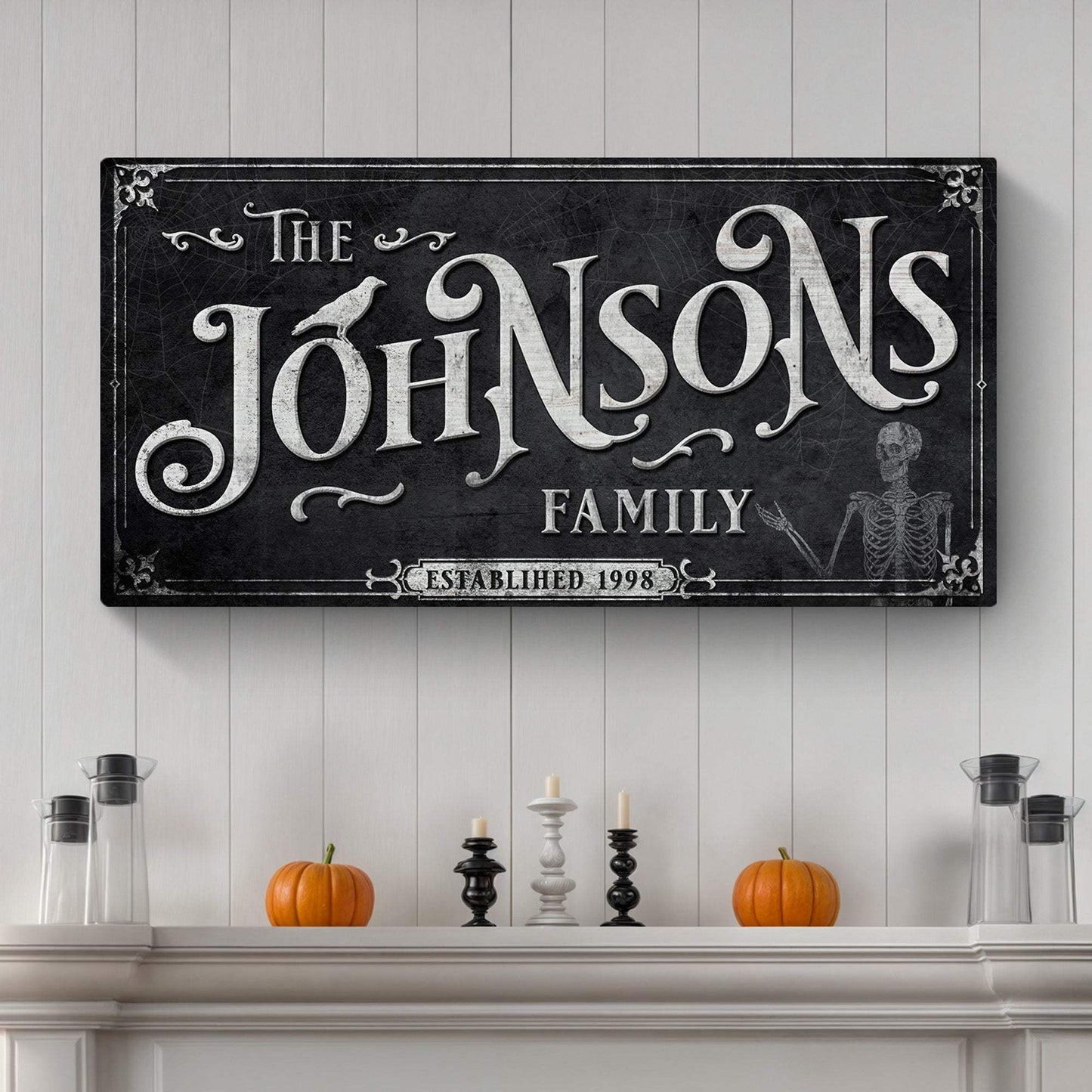Personalized Gothic Sign III - Tailored Canvases - Flyclothing LLC