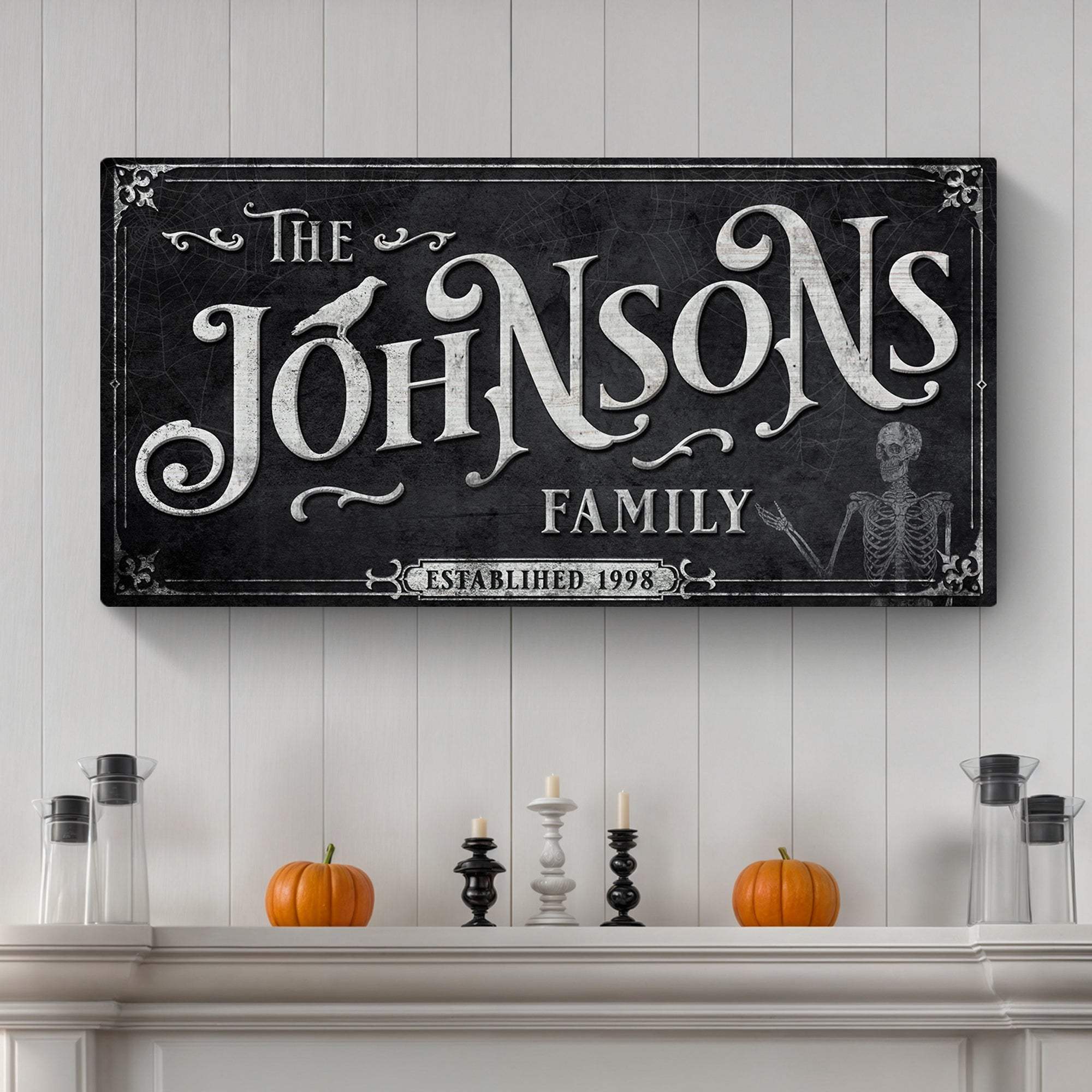 Personalized Gothic Sign III - Tailored Canvases - Flyclothing LLC