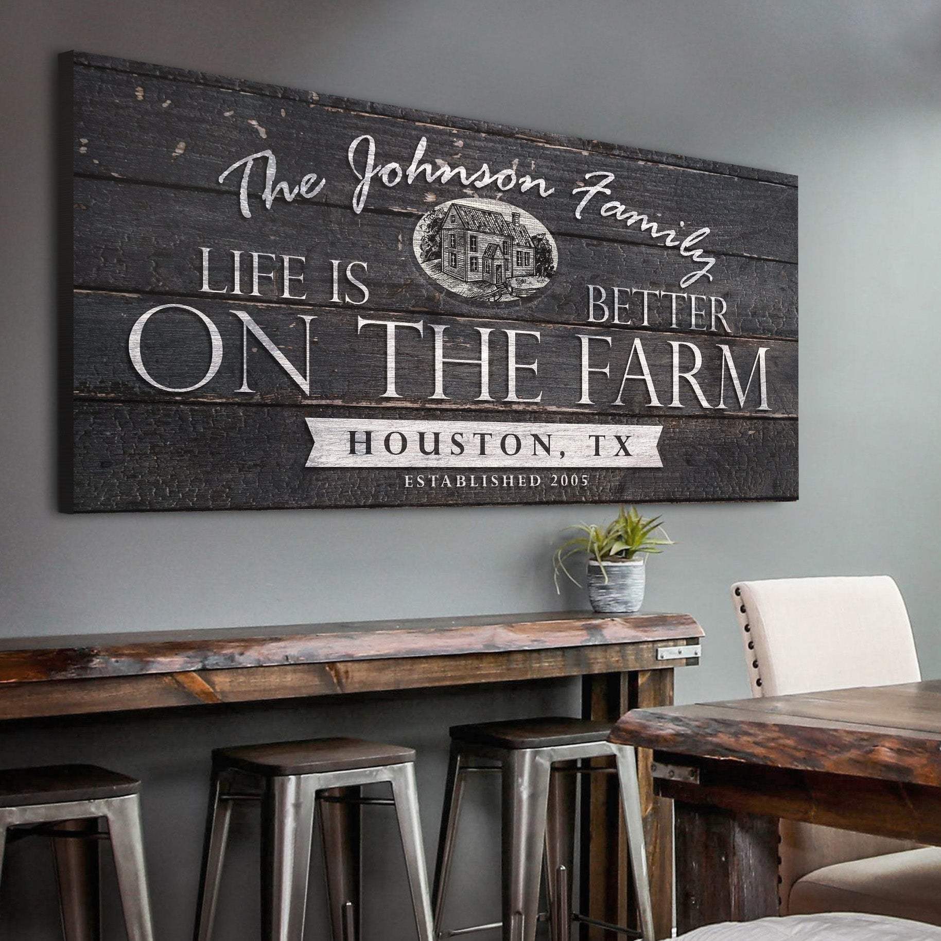 Life Is Better On The Farm Sign V - Tailored Canvases - Flyclothing LLC