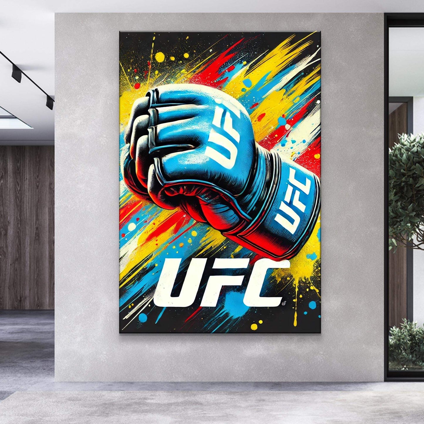 Power Strike - Sport Wall Art - Tailored Canvases - Flyclothing LLC