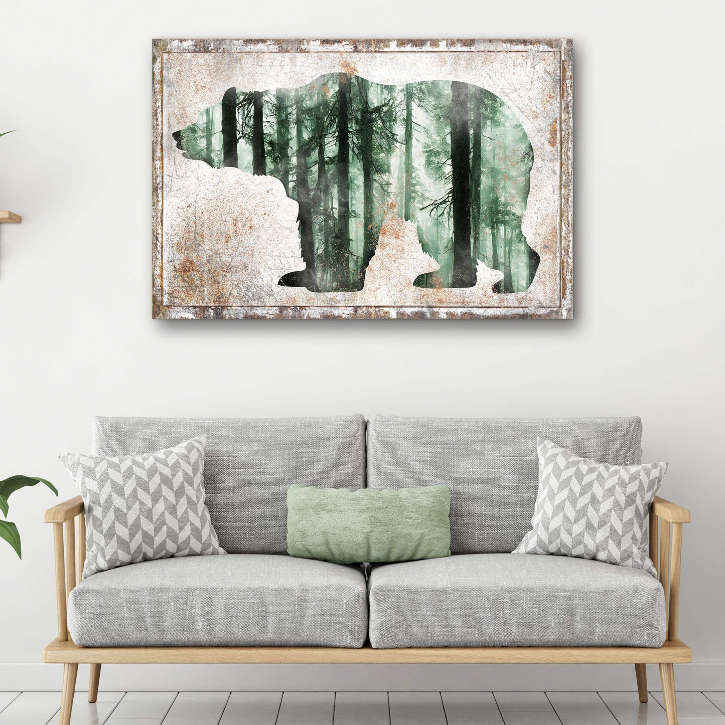 Animals Forest Bear Birch Canvas Wall Art - Tailored Canvases - Flyclothing LLC