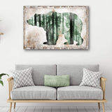 Animals Forest Bear Birch Canvas Wall Art - Tailored Canvases - Flyclothing LLC