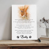 Pet Memorial Sign I'm Right Here In Your Heart - Tailored Canvases - Flyclothing LLC