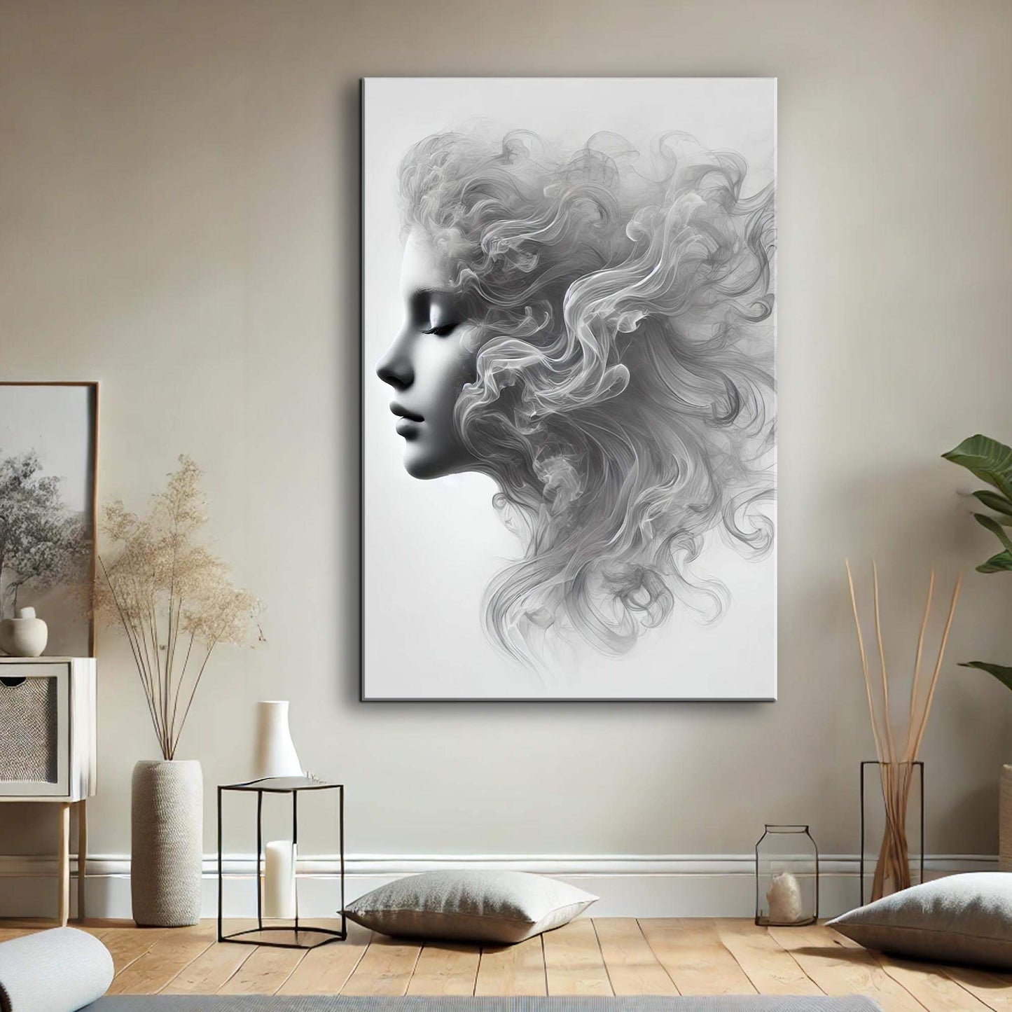 Soft Wave Beauty Wall Art - Tailored Canvases - Flyclothing LLC