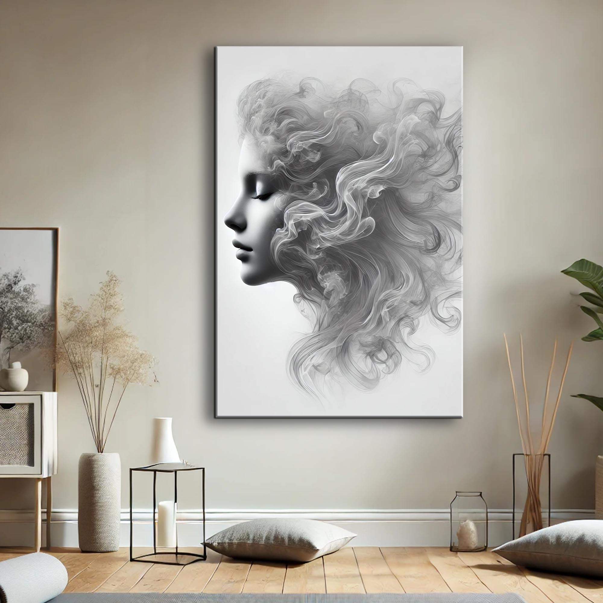 Soft Wave Beauty Wall Art - Tailored Canvases - Flyclothing LLC