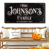 Personalized Gothic Sign - Tailored Canvases - Flyclothing LLC