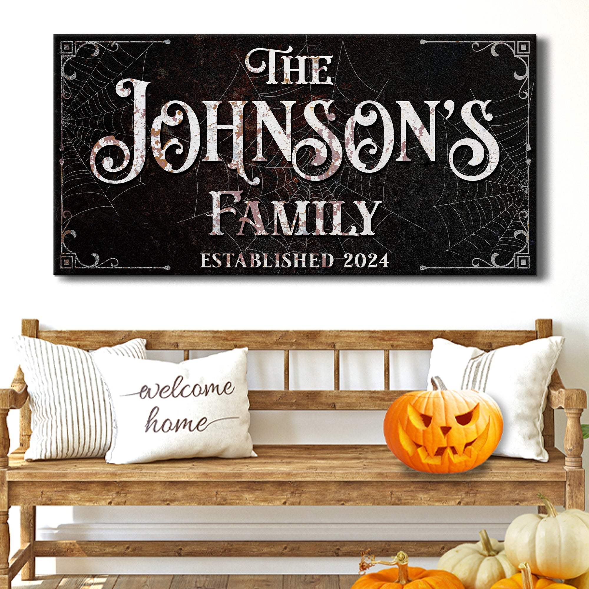 Personalized Gothic Sign - Tailored Canvases - Flyclothing LLC