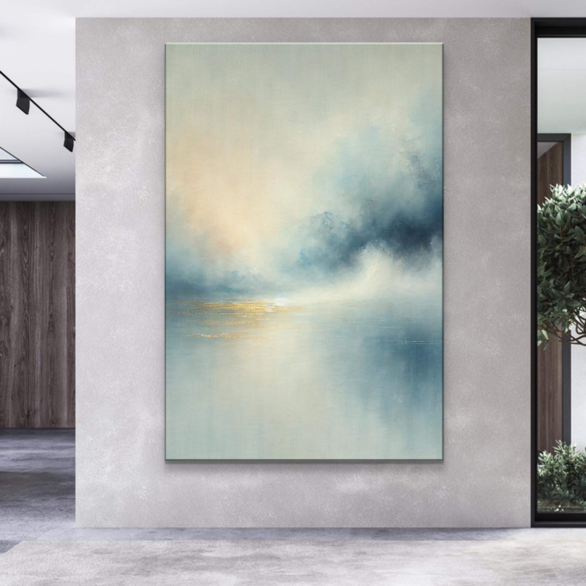 Abstract Calm Glow Wall Art - Tailored Canvases - Flyclothing LLC