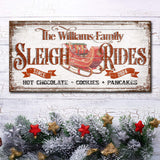 Sleigh Rides Christmas Sign V - Tailored Canvases - Flyclothing LLC