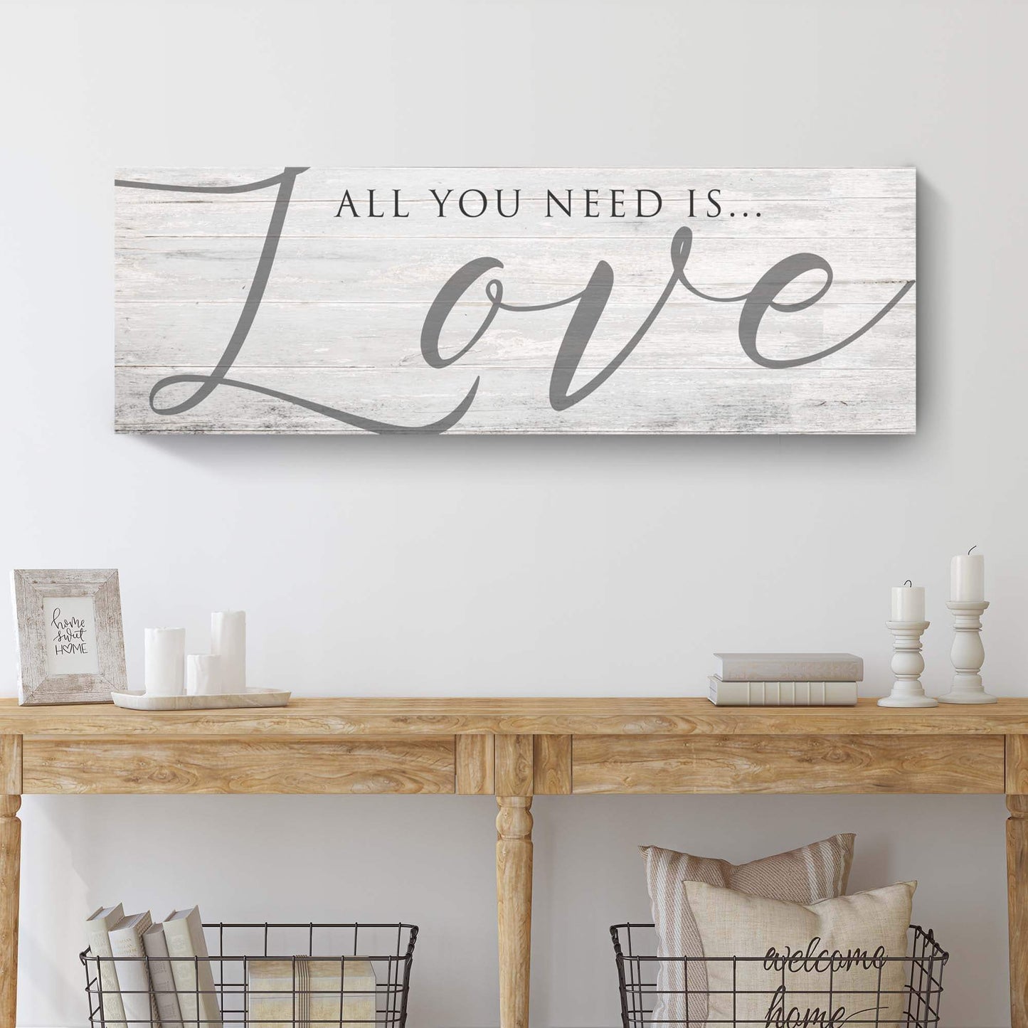 All You Need Is Love Sign IV - Tailored Canvases - Flyclothing LLC