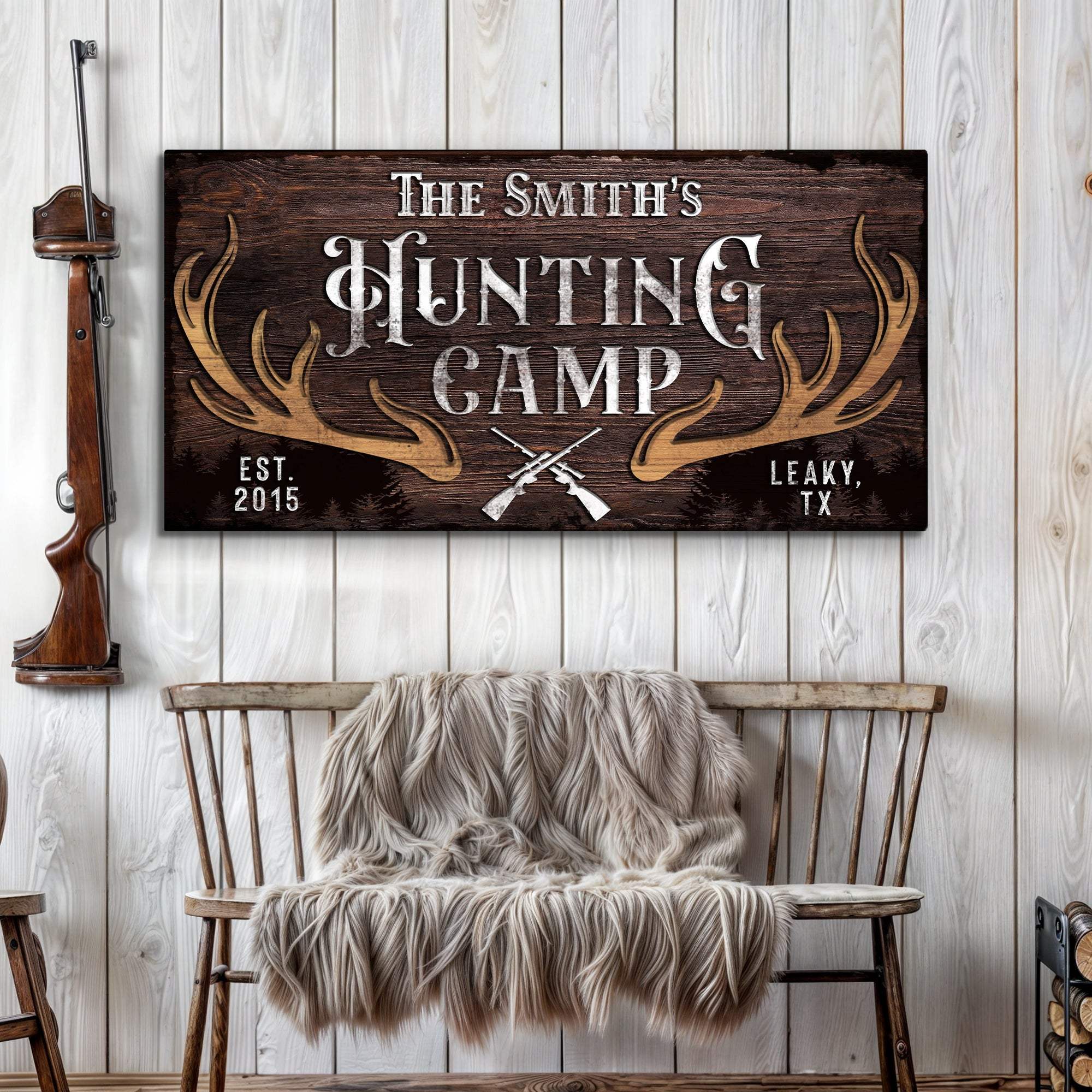 Family Hunting Camp Sign - Tailored Canvases - Flyclothing LLC