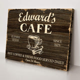 Cafe Sign III - Tailored Canvases - Flyclothing LLC