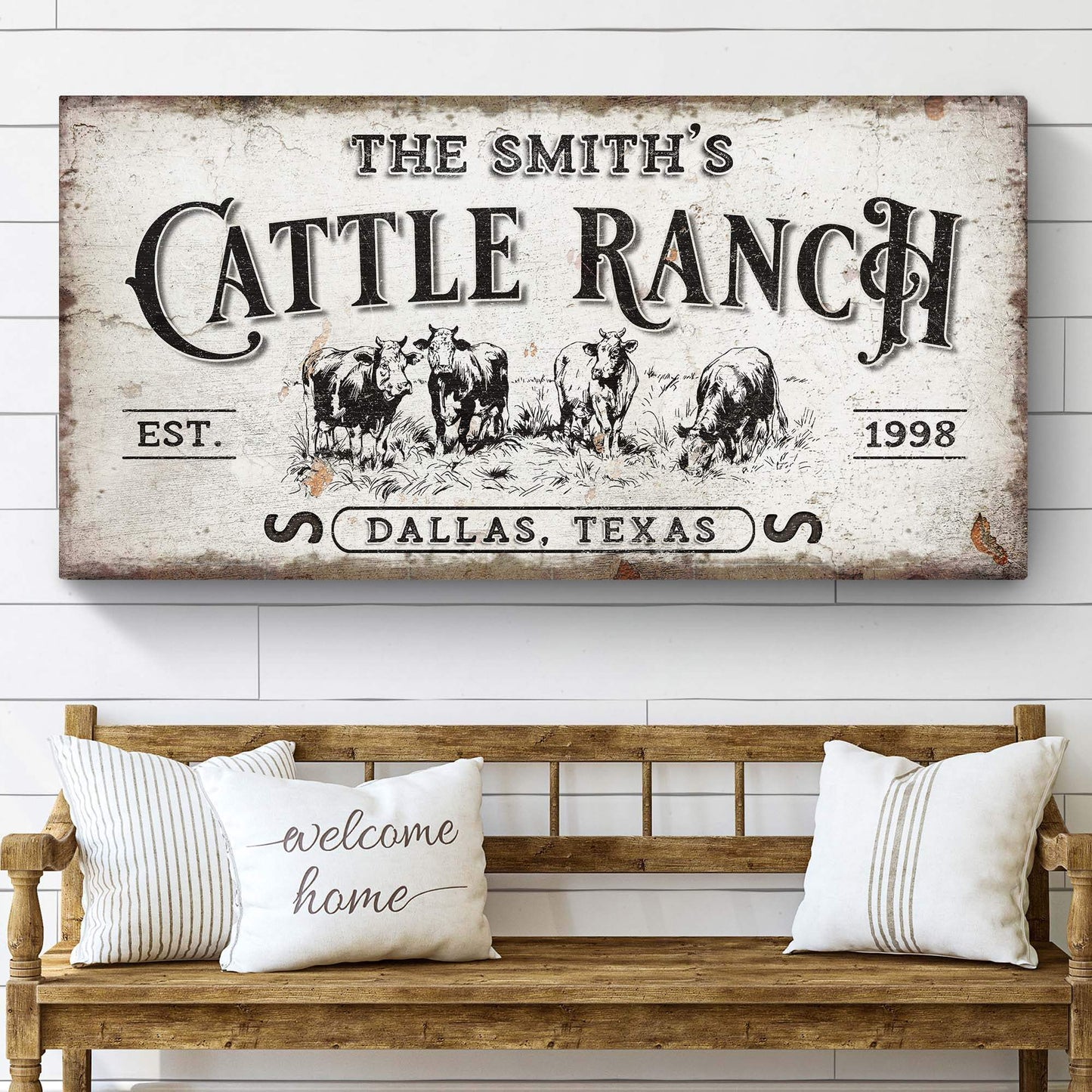 Branded Cattle Ranch Sign - Tailored Canvases - Flyclothing LLC