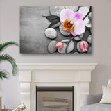 Fresh White Orchid Flower Canvas Wall Art - Tailored Canvases - Flyclothing LLC