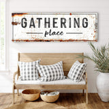 Family Gathering Place Sign - Tailored Canvases - Flyclothing LLC