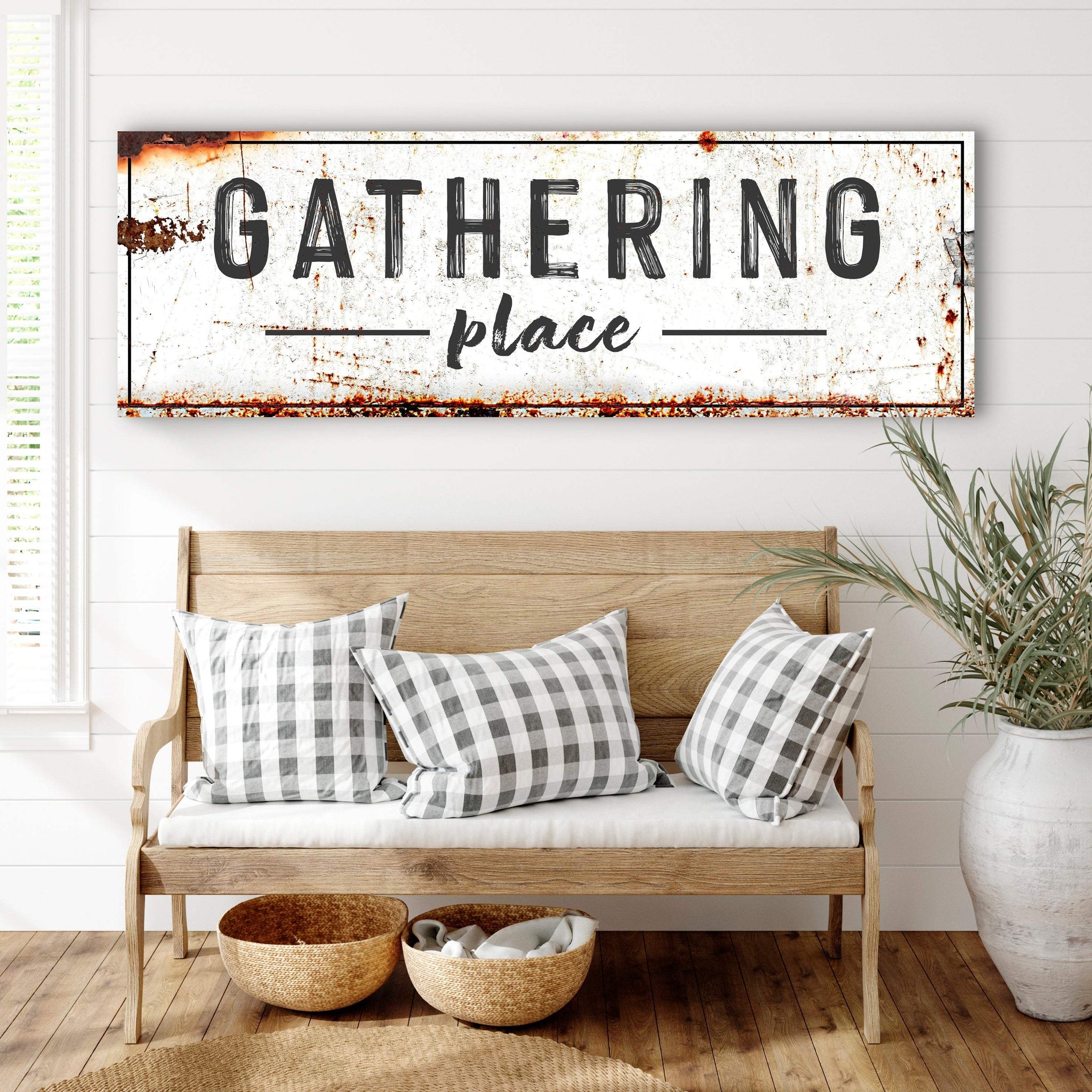 Family Gathering Place Sign - Tailored Canvases - Flyclothing LLC
