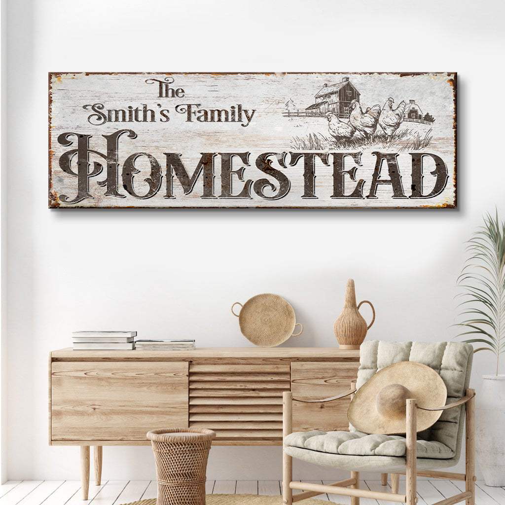 Family Homestead Sign II - Tailored Canvases - Flyclothing LLC