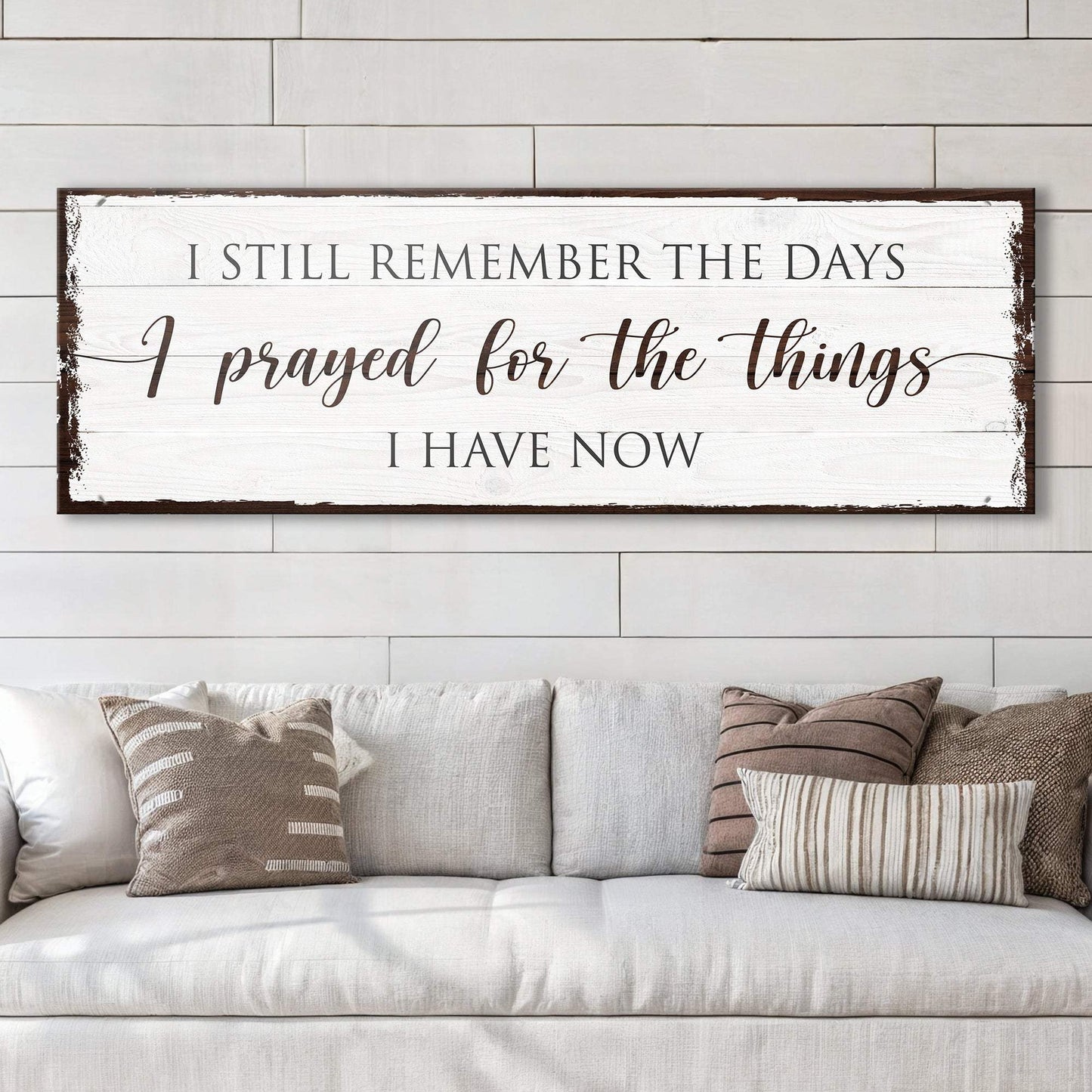 Prayed for the Things I have Now Faith Sign - Tailored Canvases - Flyclothing LLC