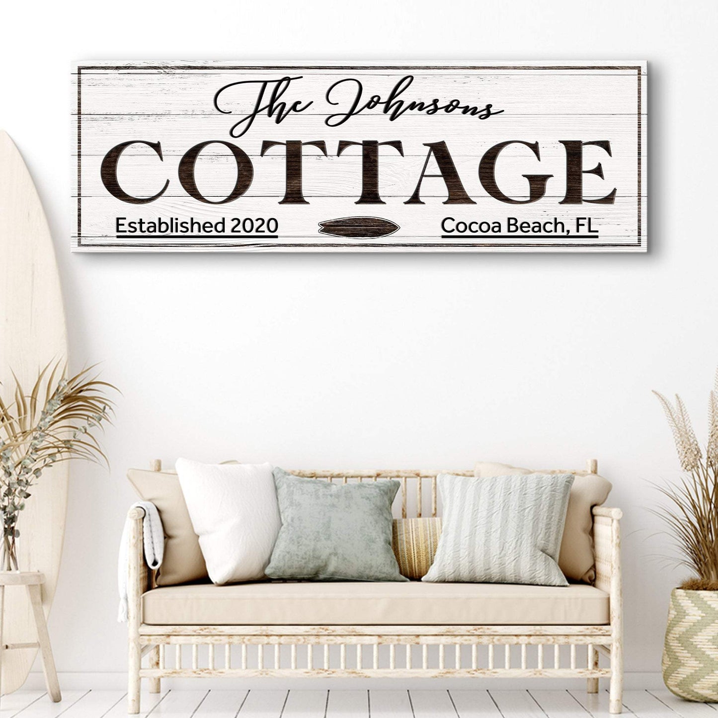 Cottage Beach House Sign - Tailored Canvases - Flyclothing LLC