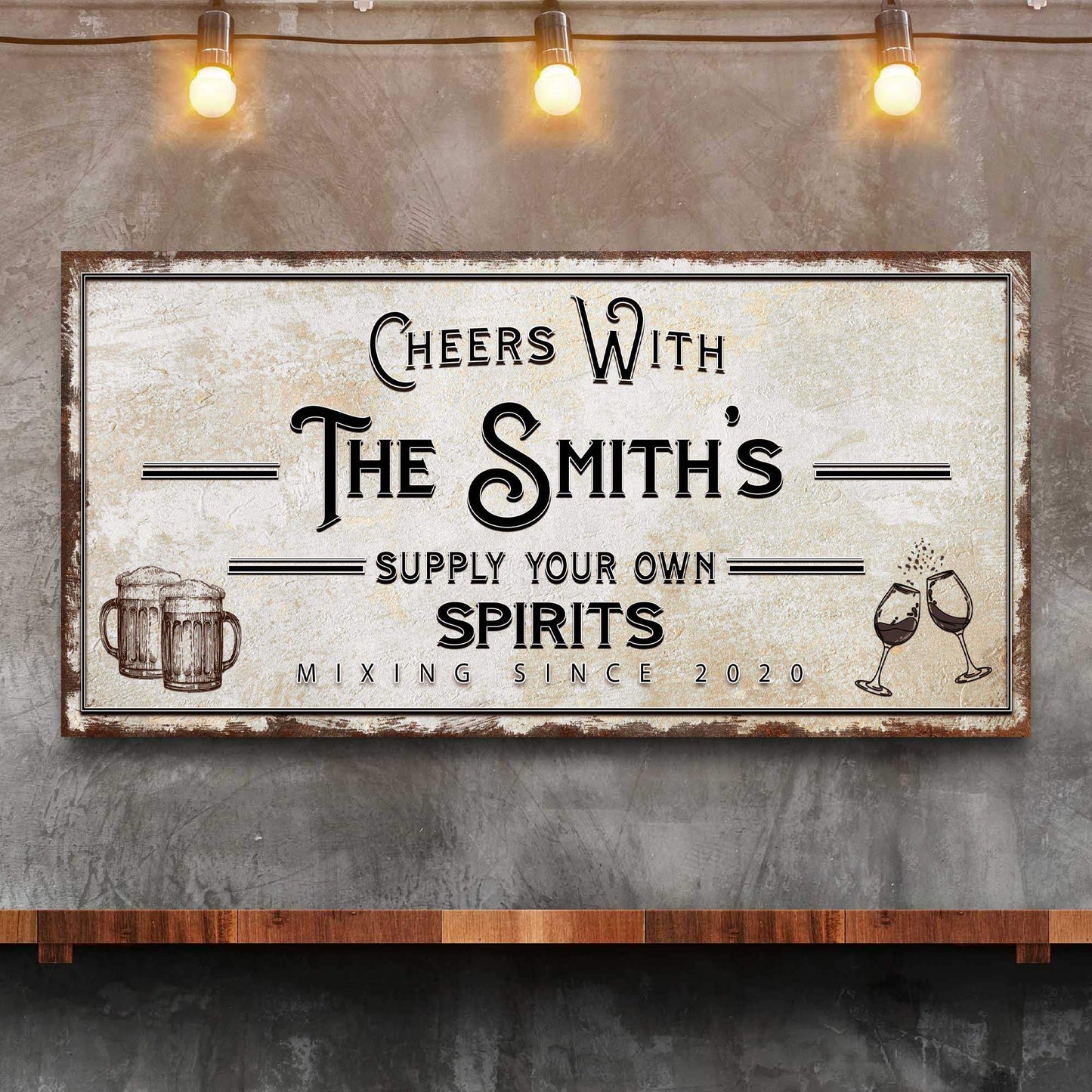 Supply Your Own Spirits Bar Sign - Tailored Canvases - Flyclothing LLC