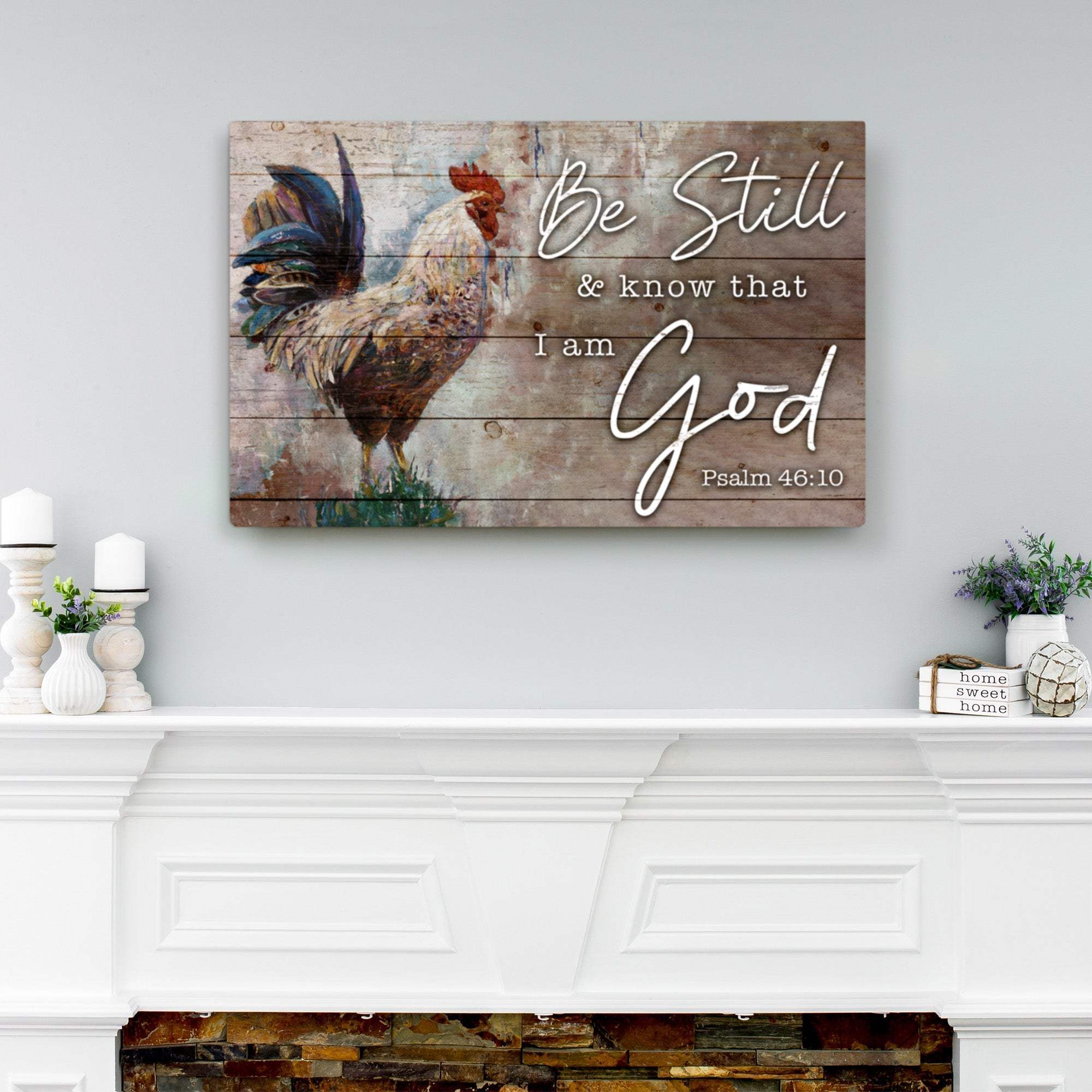 Be Still Faith Sign - Tailored Canvases - Flyclothing LLC