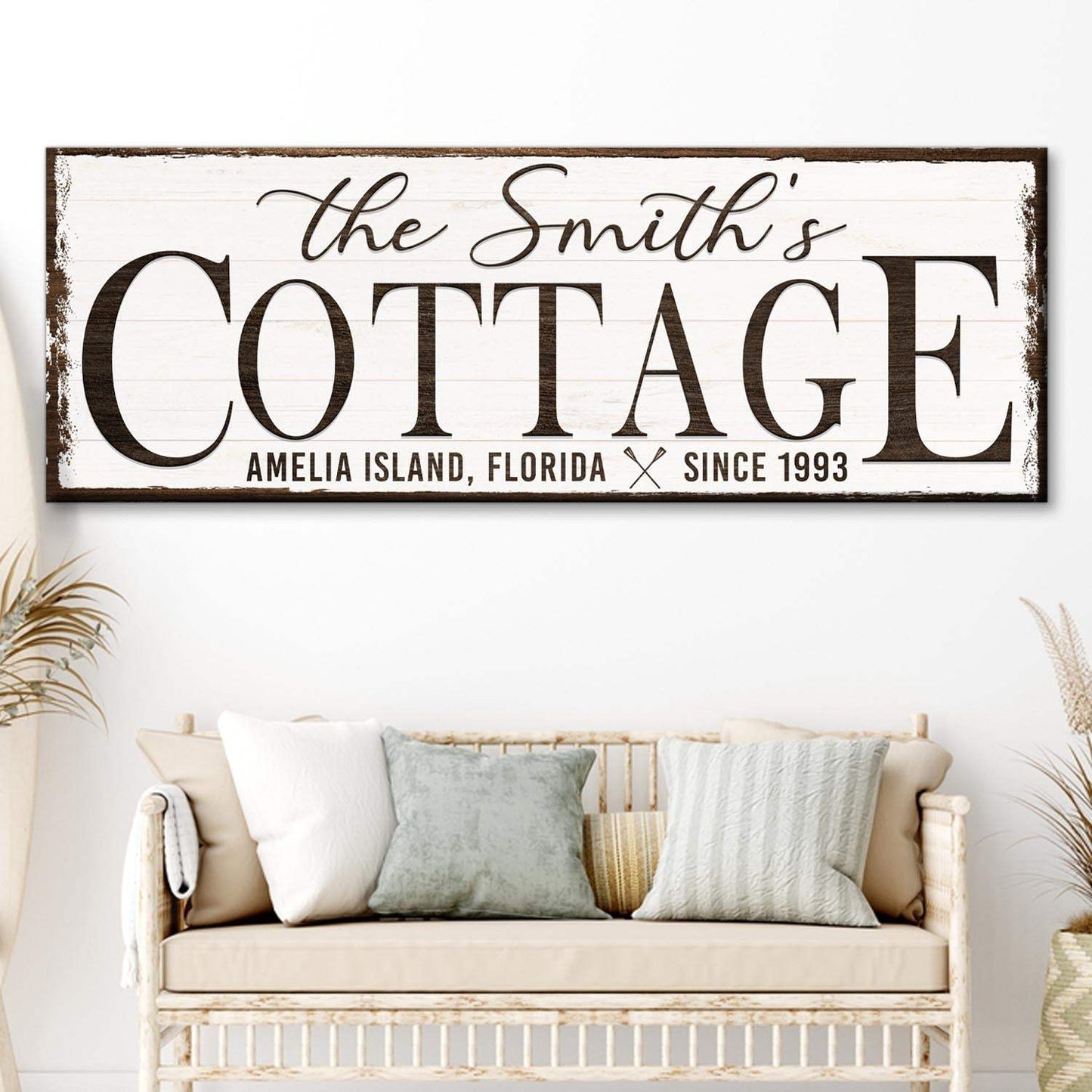 Cottage Beach House Sign II - Tailored Canvases - Flyclothing LLC