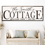 Cottage Beach House Sign II - Tailored Canvases - Flyclothing LLC