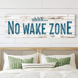 No Wake Zone Sign XIII - Tailored Canvases - Flyclothing LLC