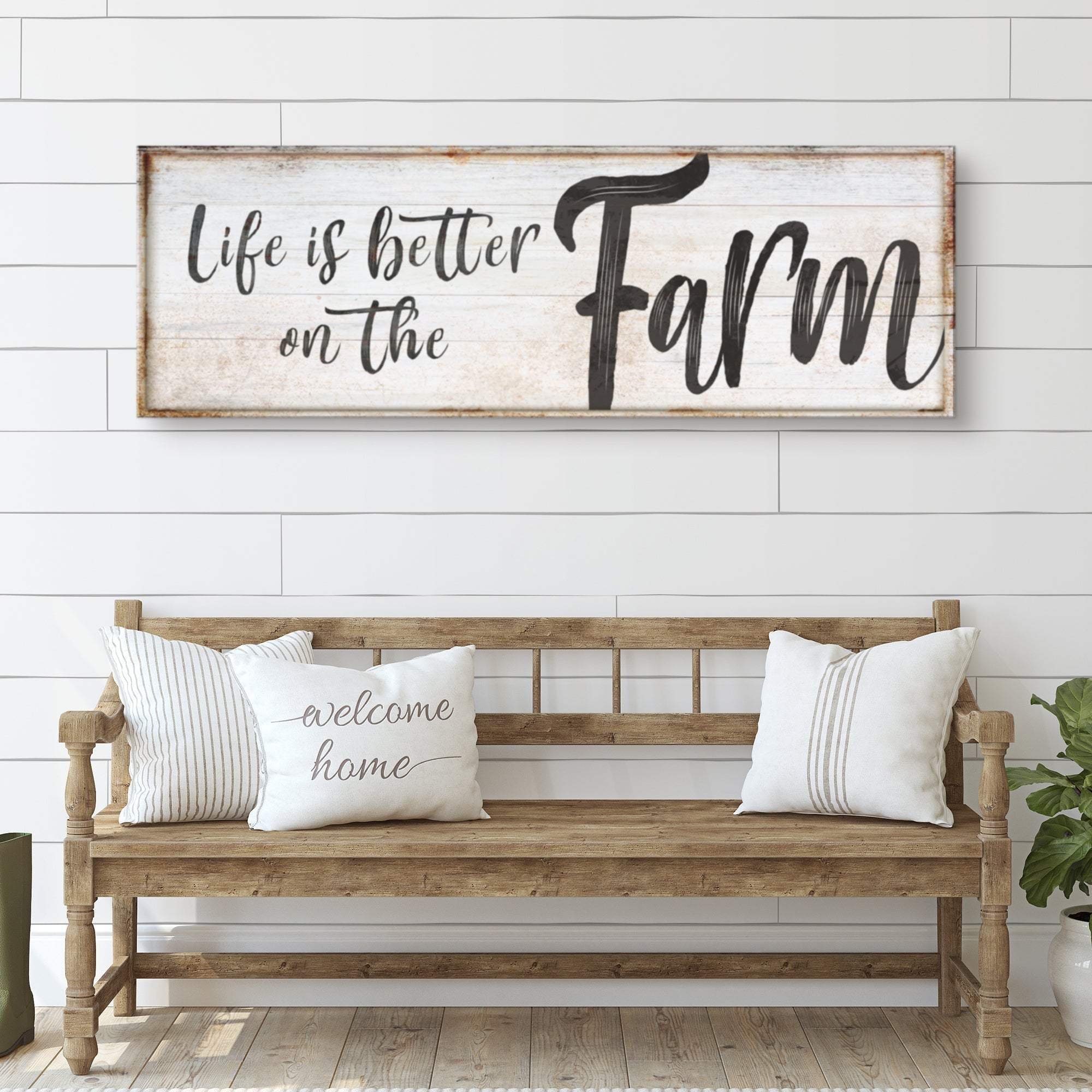 Life Is Better On The Farm Sign VIII - Tailored Canvases - Flyclothing LLC