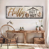 Fluffy Butt Hut Chicken Coop Sign II - Tailored Canvases - Flyclothing LLC