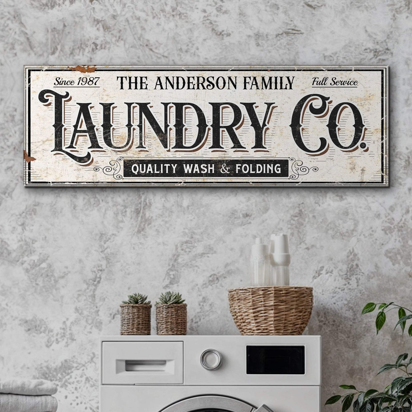 The Laundry Room Sign VIII - Tailored Canvases - Flyclothing LLC