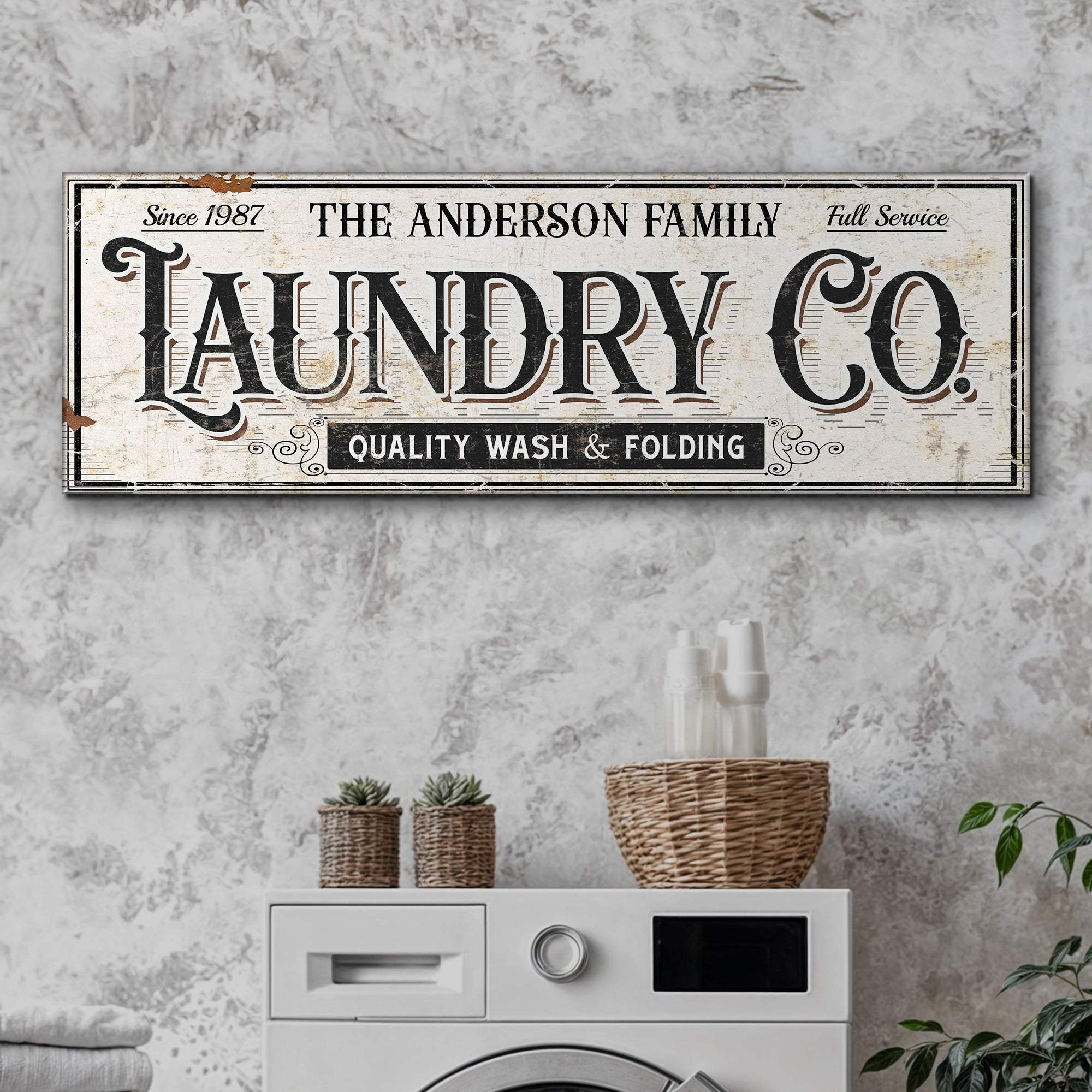 The Laundry Room Sign VIII - Tailored Canvases - Flyclothing LLC