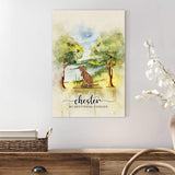 Pet Memorial Watercolor Sign My Bestfriend Forever - Tailored Canvases - Flyclothing LLC