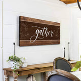 Gather Sign IX - Tailored Canvases - Flyclothing LLC
